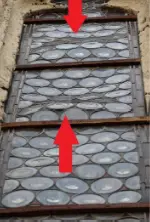 Kaputtes Kirchenfenster